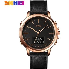 Resim Gajeena Skmeı Erkek Kol Saati - 3atm Su Geçirmez, Alarm, Kronometre, Gündüz/gece Görünürlük, Tarih-hafta Gösterimi, Çelik Kutu Rose Gold - Siyah 