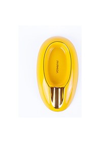 Resim Parmida Sarı-gold Porselen Tekli Puro Küllüğü - Tr8272 