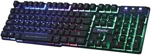 Resim Piranha 2345 Gaming 7 Renk Işıklı Oyuncu Klavyesi 