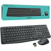 Resim Logıtech Mk235 Q Tr Kablosuz Klavye Mouse Set Gri 