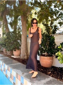 Resim BEACHTALK Dokulu kumaştan üretilen plaj elbisesi 