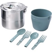 Resim Stanley Wildfare Go Two Bowl Cook Set 10-09997-020 Pişirme Seti Gri 