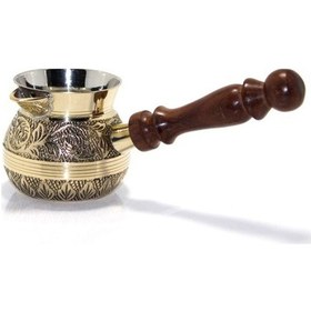 Resim Pirinç Cezve 2.5 '' İnç Çok Renkli 