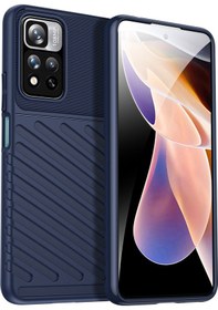 Resim Xiaomi Redmi Poco M4 Pro 5g Thunderbolt Darbeye Dayanıklı Tpu Yumuşak Telefon Kılıfı Mavi 