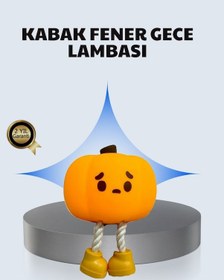 Resim Hnrlıshp Pumpkin Led Gece Lambası Üç Kademeli Işık Ayarlı Çok Renkli 