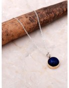 Resim Lapis Lazuli Elişi Trend Gümüş Kolye 6937 472056053 