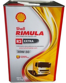Resim Shell Rımula R2 20w50 16 Kg Teneke 