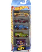 Resim Hw 5 Lı Araba Setı Hot Wheels Cıty Jbj75 Çok Renkli 