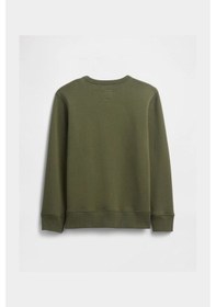 Resim Gap V-fa Logo Çocuk Sweatshirt Haki 