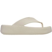Resim Croc 210700-0lh Getaway Groove Platform Flıp Spor Terlik Sandalet Krem 