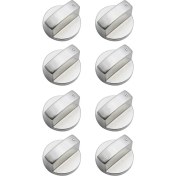 Resim Galaxxy Adet Metal Gümüş Gazlı Ocak Düğmeleri Adaptörü Fırın Anahtarı Pişirme Yüzeyi Kontrol Kilitleri Tencere Parçalarının Değiştirilmesi (Yurt Dışından) 