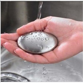 Resim Paslanmaz Çelik Sabun Barı - Mutfak Kullanımı İçin Yüksek Kaliteli Şef Sabunu, Sarımsak, Soğan ve Daha Fazlası İçin Kokuyu Giderici, El Yıkama ve Yiyecek Hazırlığı İçin Mükemmel, Mutfak Hijyen Gereksinimleri|Şık Sabun Tasarımı|Dayanıklı Mutfak Eşyaları, Sabun Tutucu 