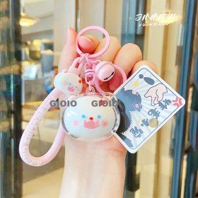 Resim Silver1 Gıoıo Yeni Eğlenceli Bulmaca Animasyon Dıy Anahtarlık Kolye Yaratıcı Zarif Sevimli Evcil Hayvan Sırt Çantası Kolye Hediye (Yurt Dışından) 