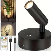 Resim 360 Derece Dönebilen Gece Lambası, USB Gücüyle Çalışan, Uzaktan Kumandalı, Ayarlanabilir Parlaklık, Manyetik LED Okuma Lambası, Yatak Odası, Okul Masası, Oturma Odası Dekorasyonu, Doğum Günü, Cadılar Bayramı, Sevgililer Günü, Noel Hediyesi İçin Uygun 