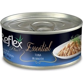Resim Reflex Plus Essential Atlantik Ton Balıklı Konserve Yetişkin Kedi Maması 70 G 