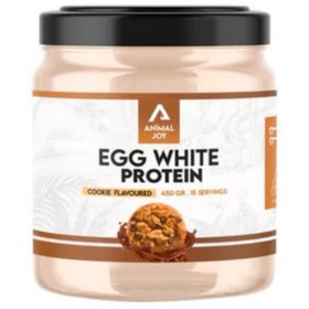 Resim ANIMAL JOY Egg White Protein Tozu Kurabiye Aromalı 450g 