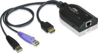 Resim HDMI USB Sanal Medya KVM Adaptörü, Akıllı Kart Okuyucusu ile birlikte&lt;br&gt;HDMI USB Virtual Medi Aten