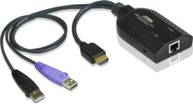 Resim HDMI USB Sanal Medya KVM Adaptörü, Akıllı Kart Okuyucusu ile birlikte&lt;br&gt;HDMI USB Virtual Medi 