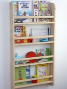 Resim KARABEYOĞULLARI Montessori Duvar Rafı Kitaplık 