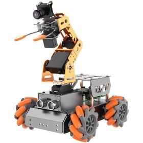 Resim Hiwonder MasterPi AI Görüş Robot Kolu Mecanum Tekerlekli Araba Açık Kaynaklı - RPi 5 4GB Dahil 