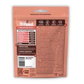 Resim 10'lu Paket - Freeze-Dried Çiğ Somon Kedi Ödülü 