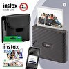 Resim Fujifilm Instax Wide Link Gri Akıllı Yazıcı ve Çantalı Hediye Seti 3 