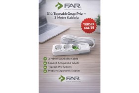 Resim Far 3lü Grup Priz 