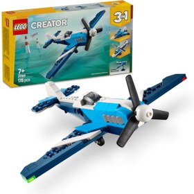 Resim LEGO® Creator 3’ü 1 Arada Uçak: Yarış Uçağı 31160 - 7 Yaş ve Üzeri Çocuklar için Jet veya Helikoptere Dönüşebilen Oyuncak Yapım Seti (178P) 