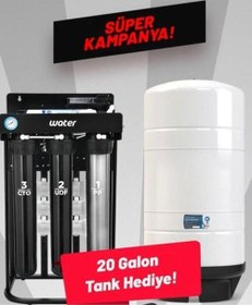 Resim Ro 500 Su Arıtma Cihazı - 20 Galon (80 Litre) Metal Tank Hediye! 