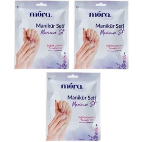 Resim Mora Uzayan Tırnaklar için Manikür Seti x 3 