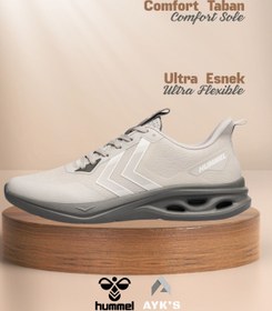 Resim hummel Gümüş Erkek Hafif Esnek Rahat Taban Spor Ayakkabı 900791 
