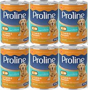 Resim Pro Line Kuzu Etli ve Bal Kabaklı Yetişkin Köpek Konservesi 6 x 395 G 