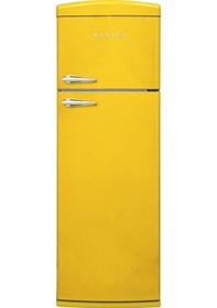 Resim Vestel Retro SC32011 311 L Sarı Statik Buzdolabı 