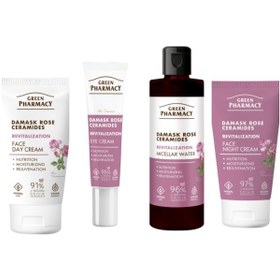 Resim Canlandırıcı Yüz Bakım Seti Şam Gülü & Seramidler 4 Lü Set. 