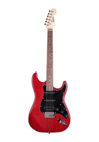 Resim Madison Meg-2trd Elektro Gitar Trans Red Burst Canlı Renk Rah 