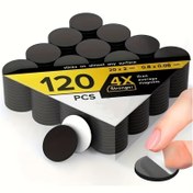 Resim 120 adet StrongGrip 2.03cm Esnek Manyetik Noktalar - Süper Yapışkan, Fotoğraflar, El İşleri & Ofis Düzenlemesi için Çok Yönlü Yapışkanlı Mıknatıslar, Kolay Fotoğraf Sergisi, DIY Yaratımlar 
