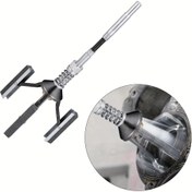 Resim Motor Silindir Bileme Aleti - Ayarlanabilir 3 Taşlı Piston Bileme Makinesi, Esnek Şaftlı, 220 Kum, 1-1/4" ila 3-1/2" Bileme Aralığı, Elektrikli Matkaplar için - Geliştirilmiş Eklemli, Malzeme: Diğer Malzemeler 