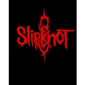 Resim Zepplin Giyim Slipknot Logo Red Büyük Sırt Patch Yama 