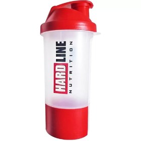 Resim Hardline Nutrition Shaker Kırmızı 600 ml 