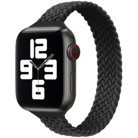 Resim Küçük Bel Tek Döngü Naylon Örgü Saat Kordonu iOS Uyumlu Ultra 49mm-watch Ultra 2 49mm / Seri 9-8 Se 3-se Akıllı Saat Aks. 47199286 
