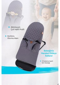 Resim Cotton Sallanır Üç Kademeli Ana Kucağı Oyuncak Aparatı 