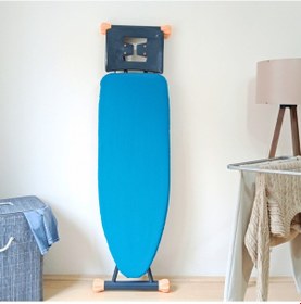 Resim Ütü Masası Kılıfı İpli Stoperli Keçeli Örtüsü Bezi 55x140 Pre Blu 