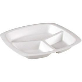 Resim Anı Plastik Anı-24-l Anı Mod 24 Köpük Tabak 3 Bölmeli 200'lü 