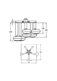 Resim VitrA İstanbul A48023 Ankastre Duş Başlığı 