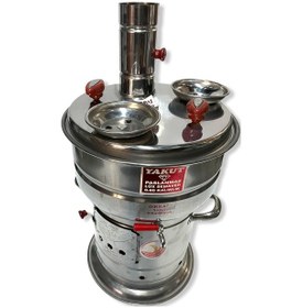 Resim Tek Musluklu Yakut Semaver Büyük Boy -109 