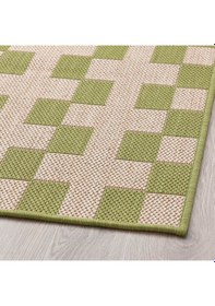 Resim Yolluk, Yeşil-kırık Beyaz, 45x120 Cm Beyaz 