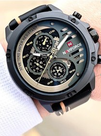Resim Naviforce Deri Kordon İç Fonksiyonları Aktif 3 Atm Suya Dayanıklı Erkek Kol Saati E.nvf.k.9110as 