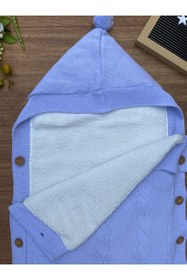 Resim Cherub Baby Wellsoftlu Ponponlu Triko Bebek Kundak 