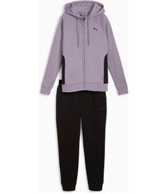 Resim Puma Kadın Eşofman Takımı Mor 683035-30 Classic Hooded Tracksuit 25k680000318 6800237 Mor 