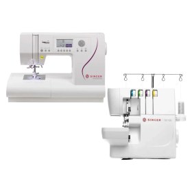 Resim Singer C430 Professional Elektronik Dikiş Makinesi ve Singer S0105 Overlok Makinesi Avantajlı Paket 